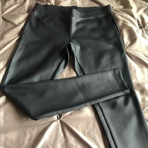 Leather leggings